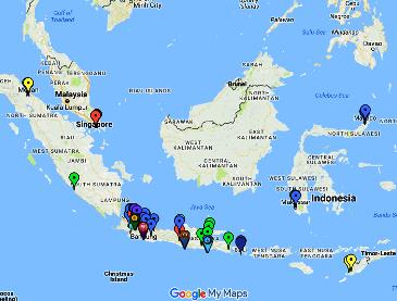 Lokasi dan Peta (Google Map) Program Kelas Reguler Hybrid Nomor